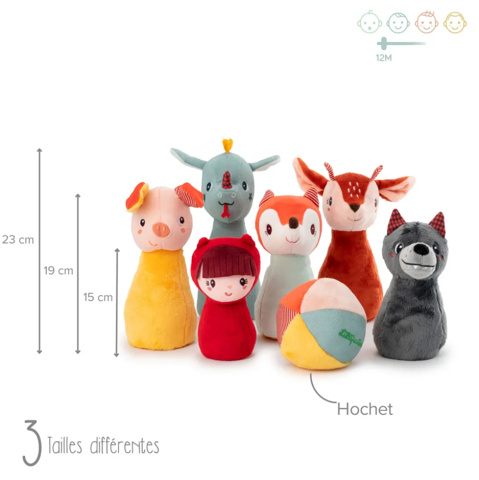 Jeu de quilles forêt