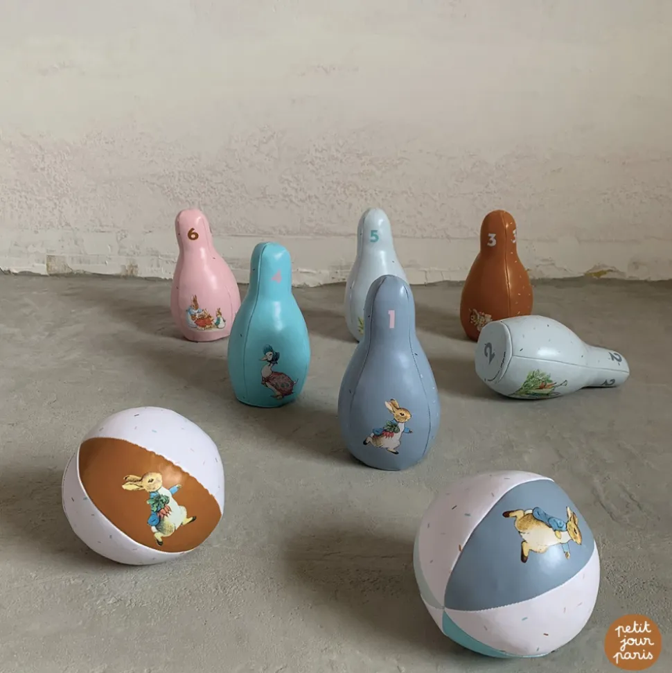 Jeu de quilles pierre lapin