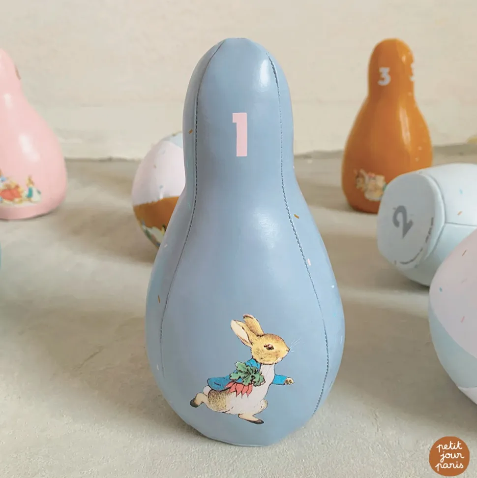 Jeu de quilles pierre lapin