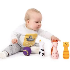 Jeu de quilles souples animaux