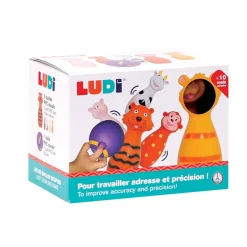 Jeu de quilles souples animaux
