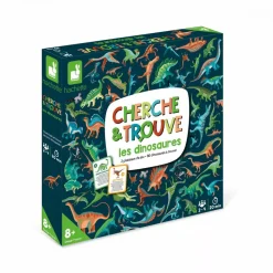 Jeu d'observation cherche et trouve les dinosaures