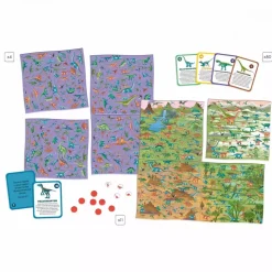 Jeu d'observation cherche et trouve les dinosaures