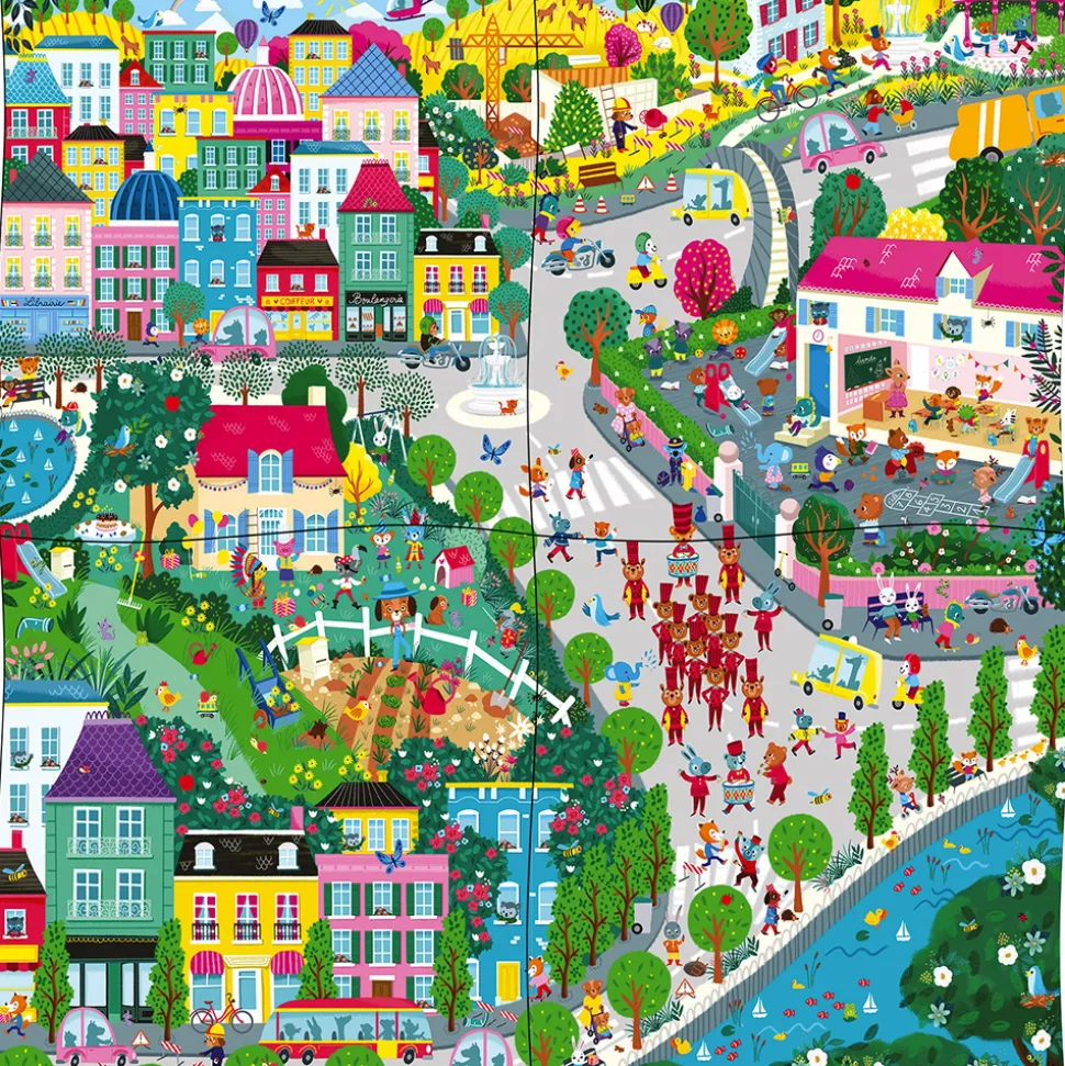 Jeu d'observation cherche et trouve les lettres
