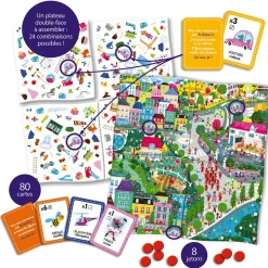 Jeu d'observation cherche et trouve les lettres