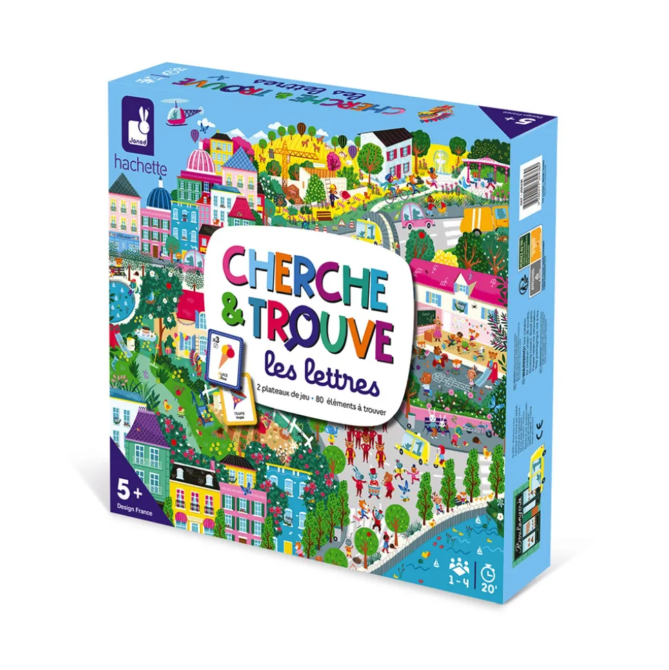 Jeu d'observation cherche et trouve les lettres
