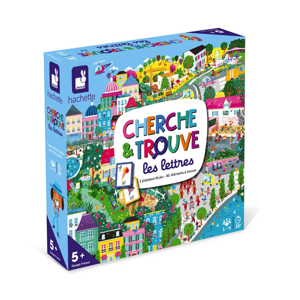 Jeu d'observation cherche et trouve les lettres