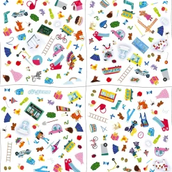 Jeu d'observation cherche et trouve les lettres