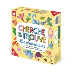 Jeu d'observation mon premier cherche et trouve - dinosaures