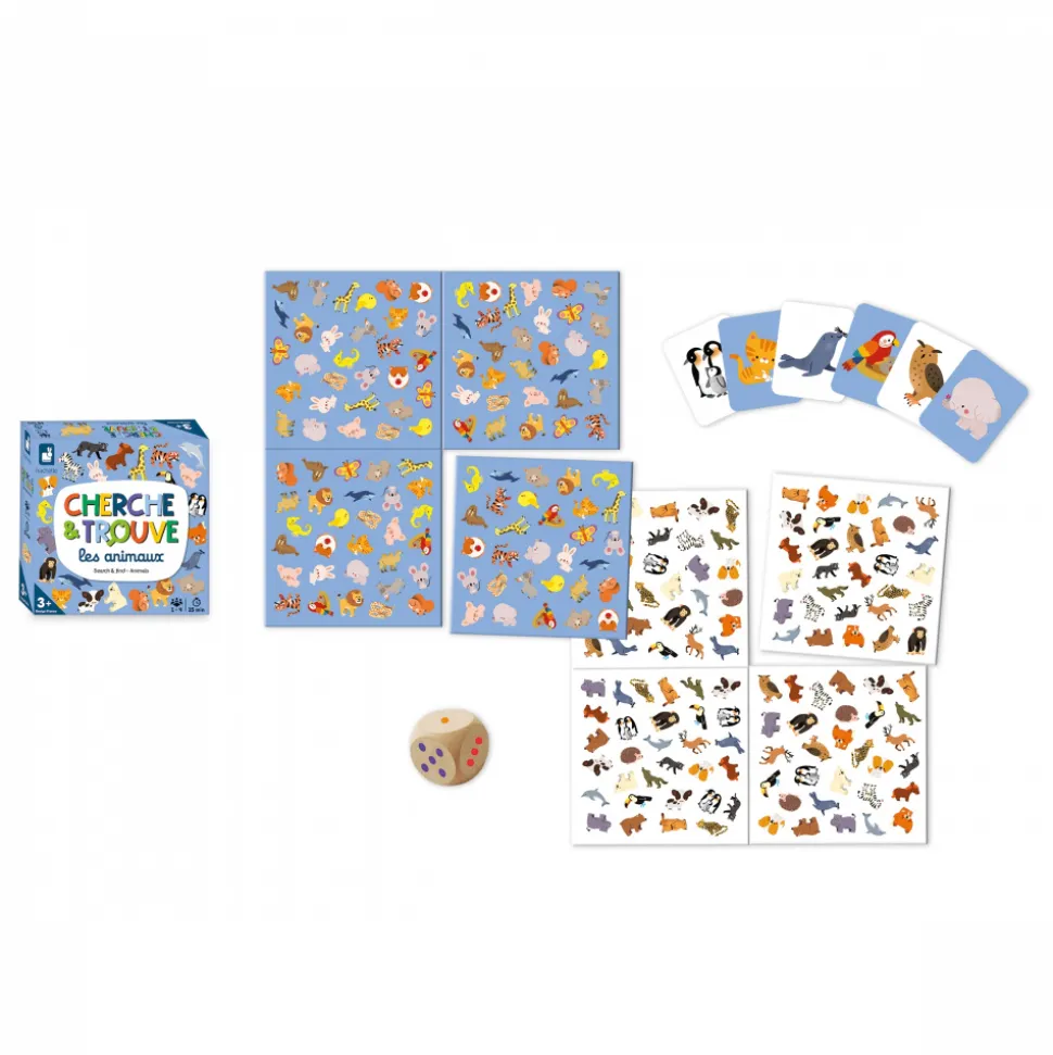 Jeu d'observation mon premier cherche et trouve - animaux