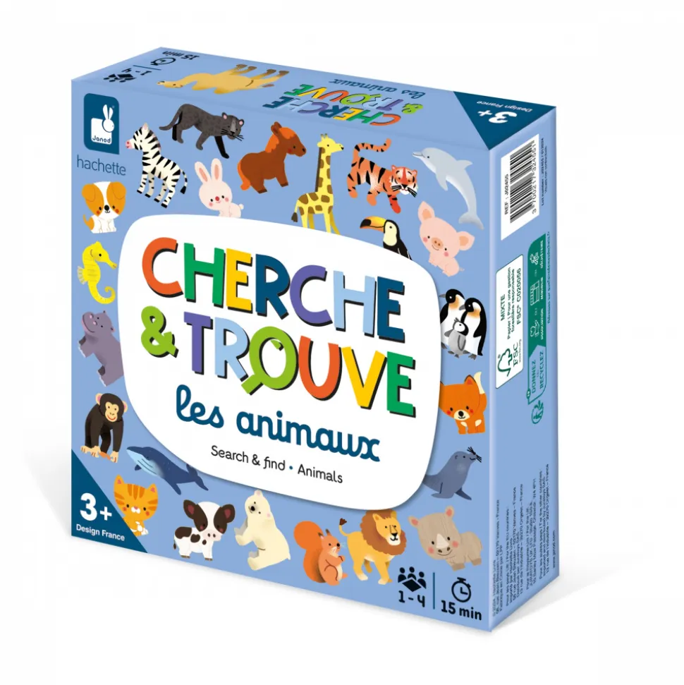 Jeu d'observation mon premier cherche et trouve - animaux