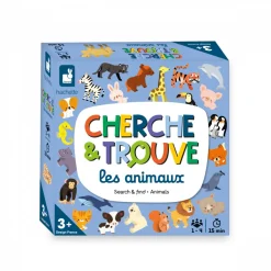Jeu d'observation mon premier cherche et trouve - animaux