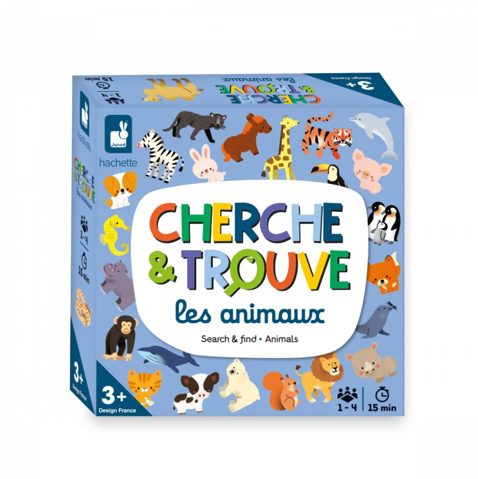 Jeu d'observation mon premier cherche et trouve - animaux