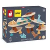 Jeu d'équilibre en bois pour enfant piks dino