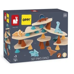 Jeu d'équilibre en bois pour enfant piks dino