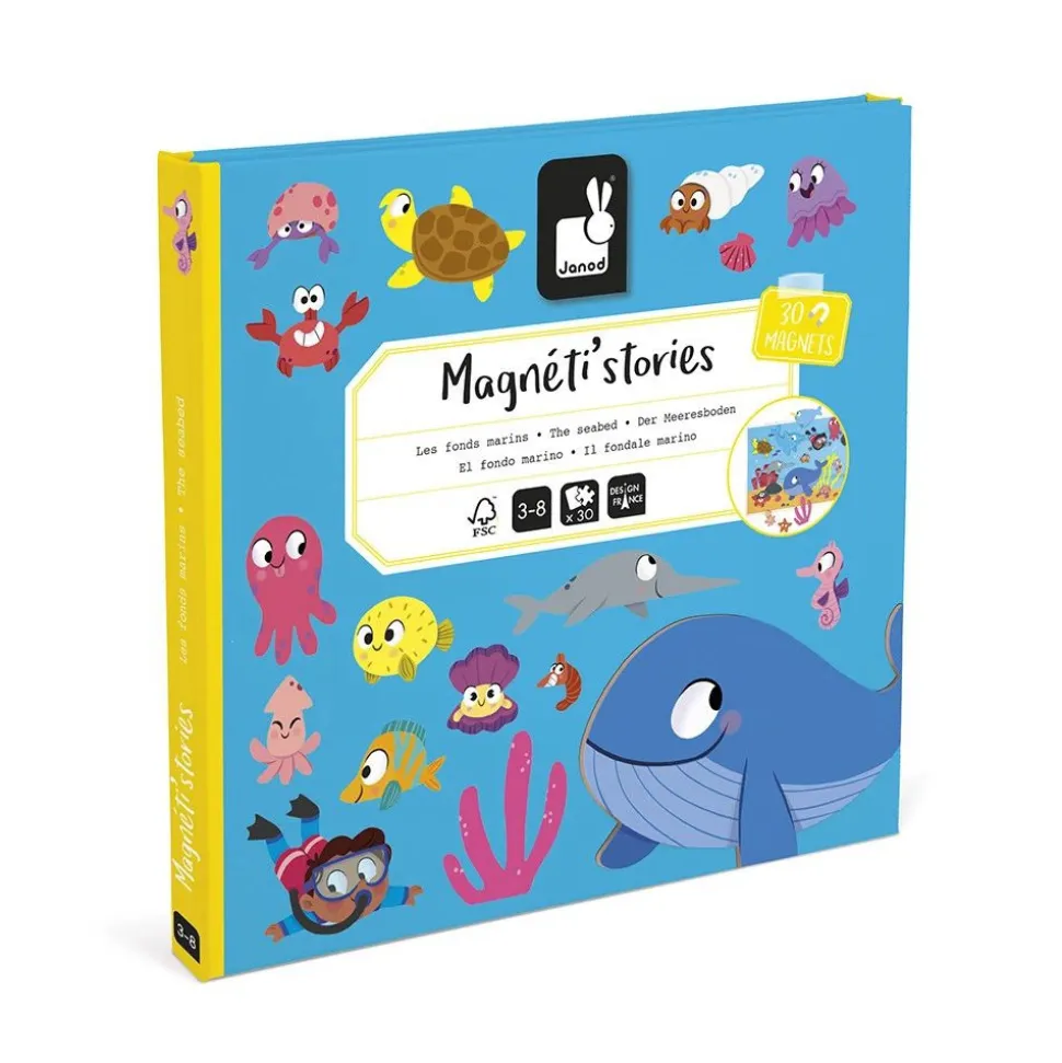 Jeu d'éveil magnétique magnéti'stories les fonds marins