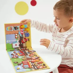 Jeu d'éveil magnétique magnéti'stories les pompiers