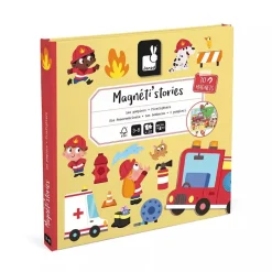 Jeu d'éveil magnétique magnéti'stories les pompiers