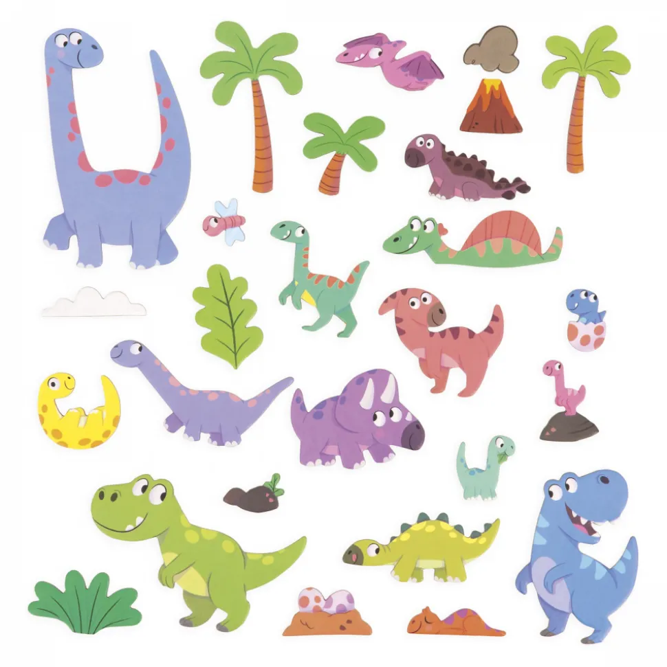 Jeu d'éveil magnétique magnéti'stories les dinosaures