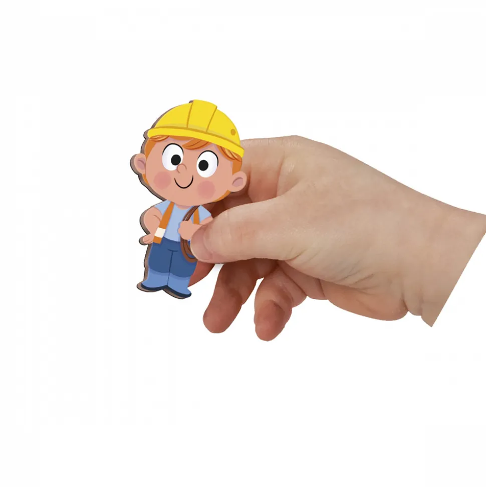 Jeu d'éveil magnétique magnéti'stories le chantier