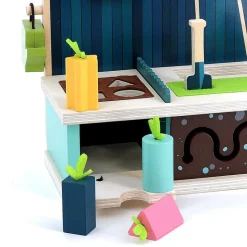Jeu d'éveil multi-activités en bois jardin