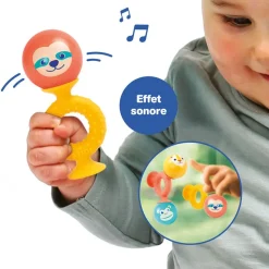 Jeu d'éveil à ventouses et balles sonores smac pop