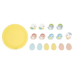 Jeu empilable et d'équilibre oiseaux pure