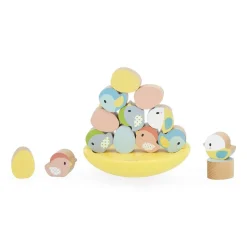 Jeu empilable et d'équilibre oiseaux pure