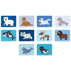 Jeu magnéti'book animaux polaires