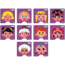 Jeu magnéti'book crazy face fille