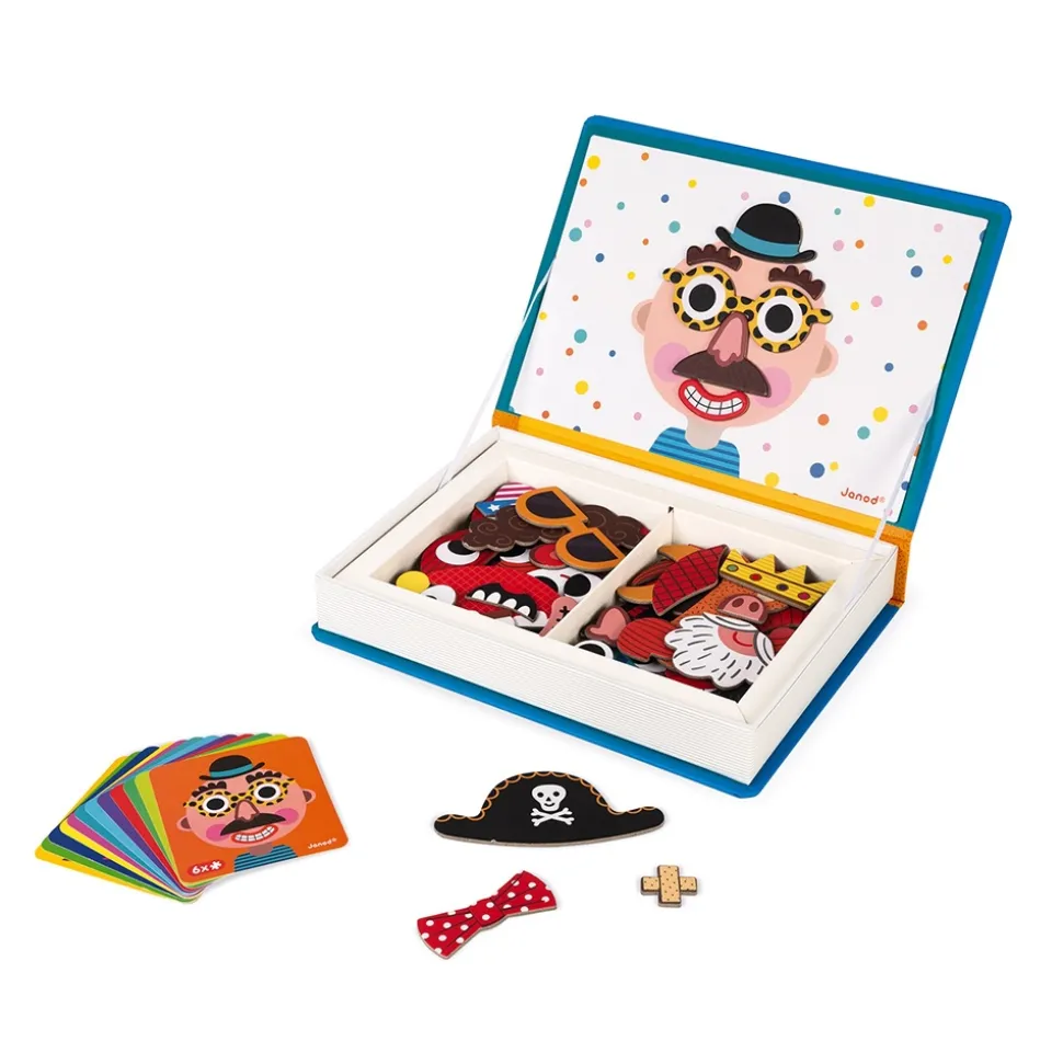 Jeu magnéti'book crazy face garçon