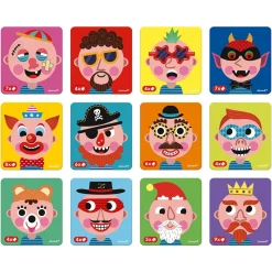 Jeu magnéti'book crazy face garçon