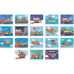 Jeu magnéti'book pompiers