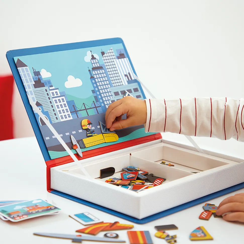 Jeu magnéti'book pompiers