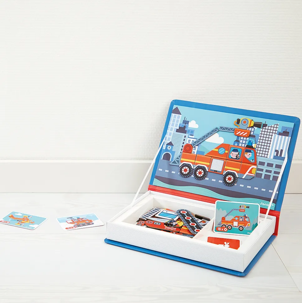 Jeu magnéti'book pompiers