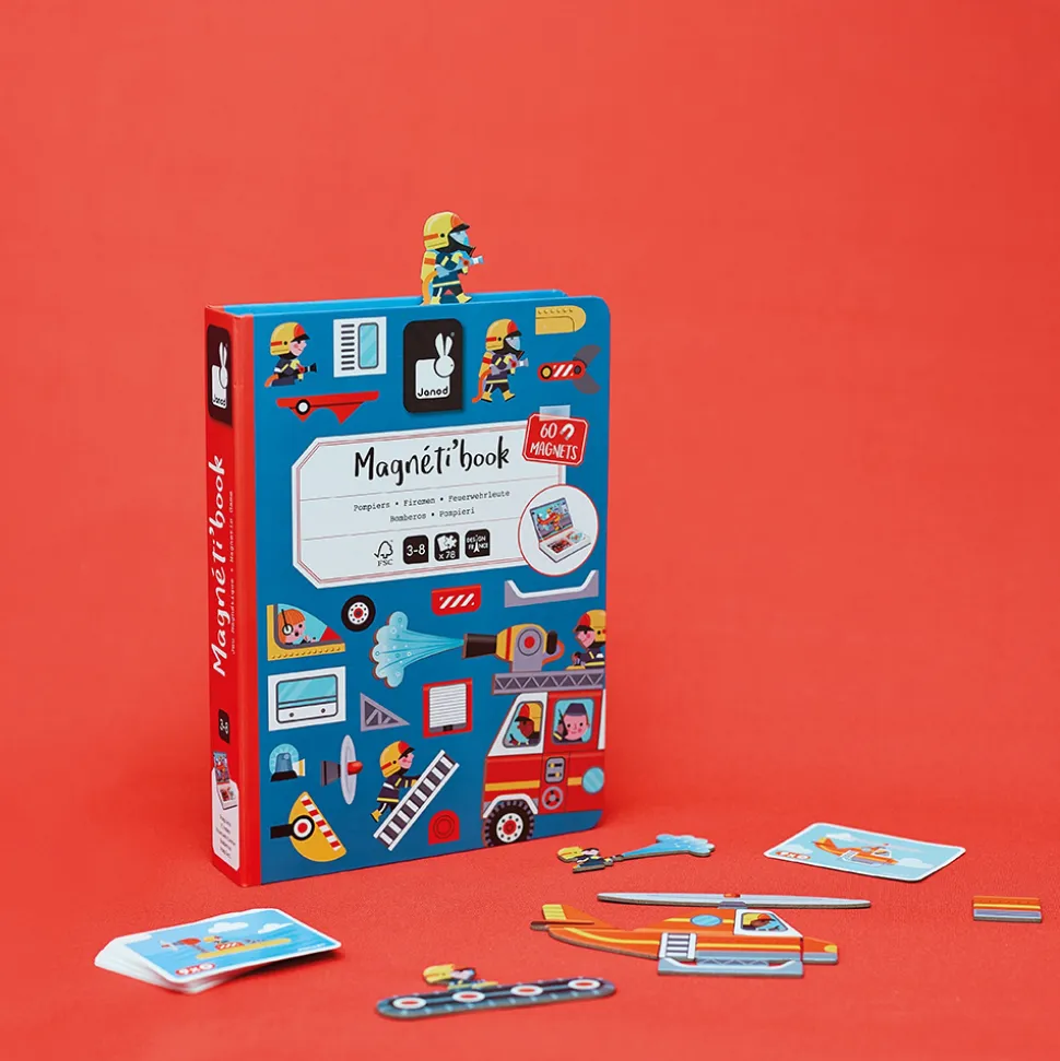 Jeu magnéti'book pompiers