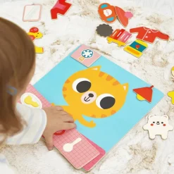 Jeu magnétique pour enfant petit chat des rituels