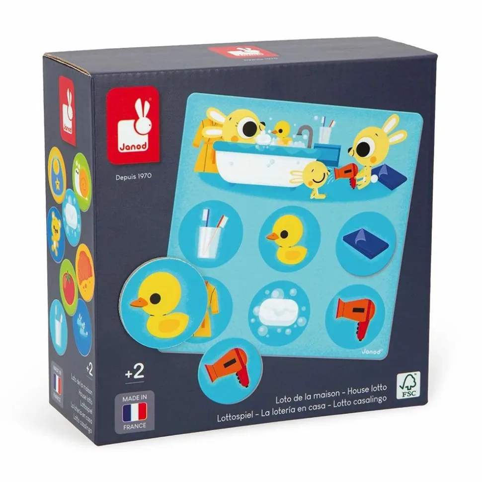 Jeu pour enfant loto de la maison