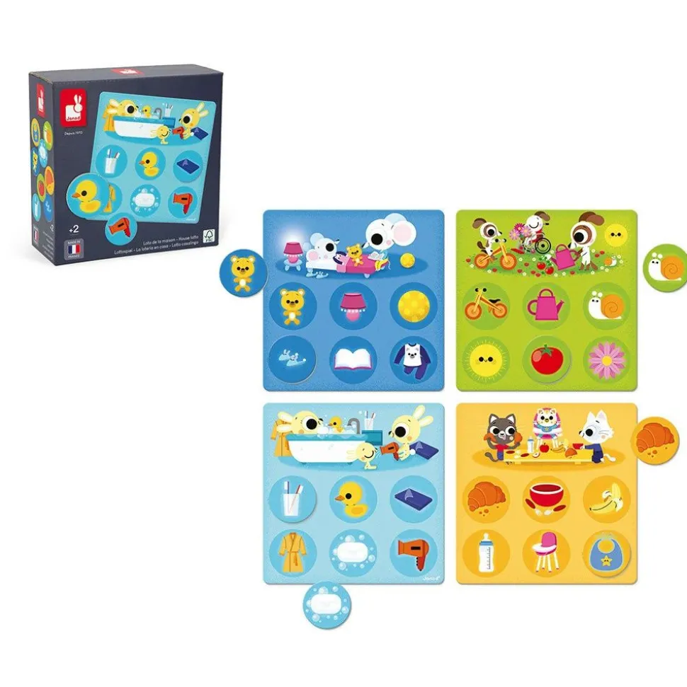 Jeu pour enfant loto de la maison