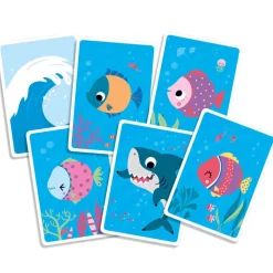 Jeux de cartes - mon premier jeu de gare au requin !