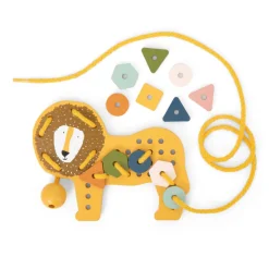 Jeux de laçage bois animaux - all animals