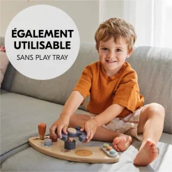 Jeux de plateau pour chaise haute en bois play cockpit