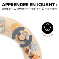 Jeux de plateau pour chaise haute en bois play cockpit