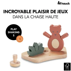 Jeux de plateau pour chaise haute en bois play shaking s