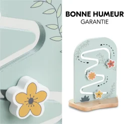 Jeux de plateau pour chaise haute en bois arketa play planting s