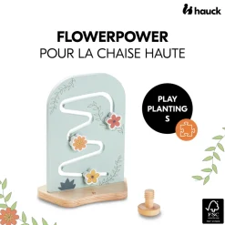 Jeux de plateau pour chaise haute en bois arketa play planting s
