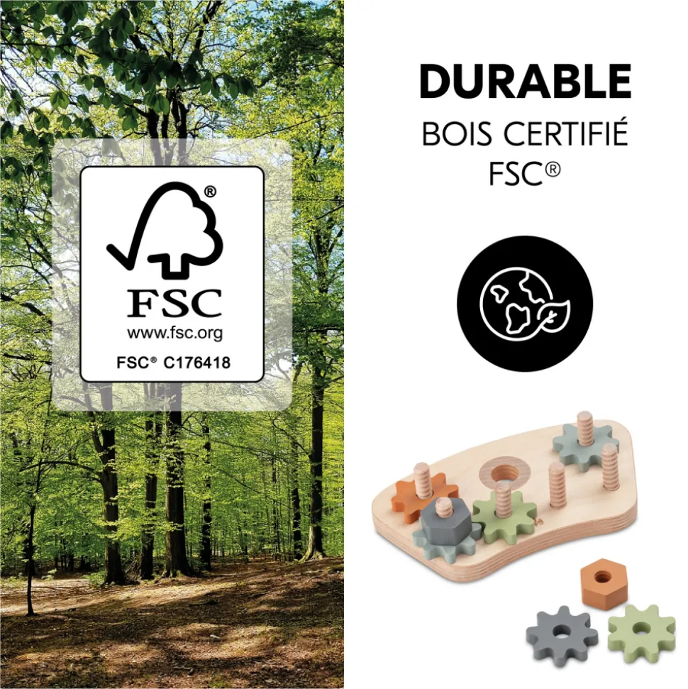 Jeux de plateau pour chaise haute en bois arketa play repairing s