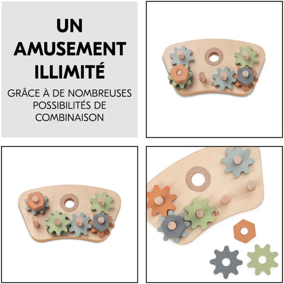 Jeux de plateau pour chaise haute en bois arketa play repairing s