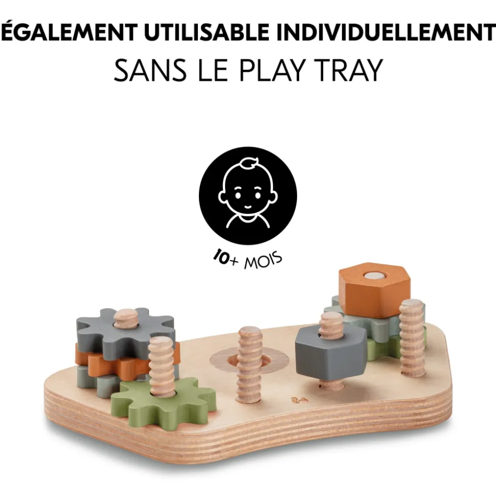 Jeux de plateau pour chaise haute en bois arketa play repairing s