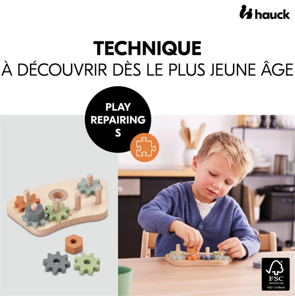 Jeux de plateau pour chaise haute en bois arketa play repairing s